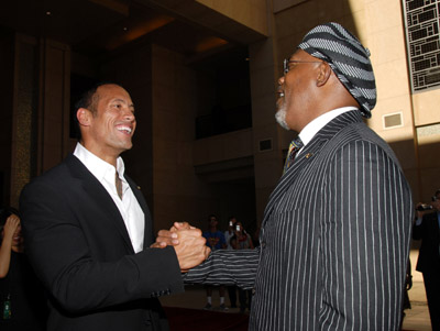 Samuel L. Jackson and Dwayne Johnson