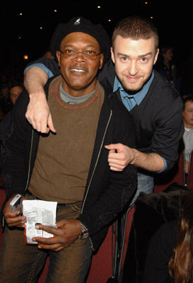 Samuel L. Jackson and Justin Timberlake at event of Black Snake Moan (2006)