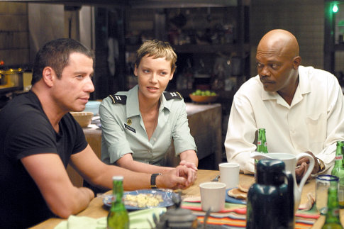 Still of Samuel L. Jackson, John Travolta and Connie Nielsen in Basic (2003)