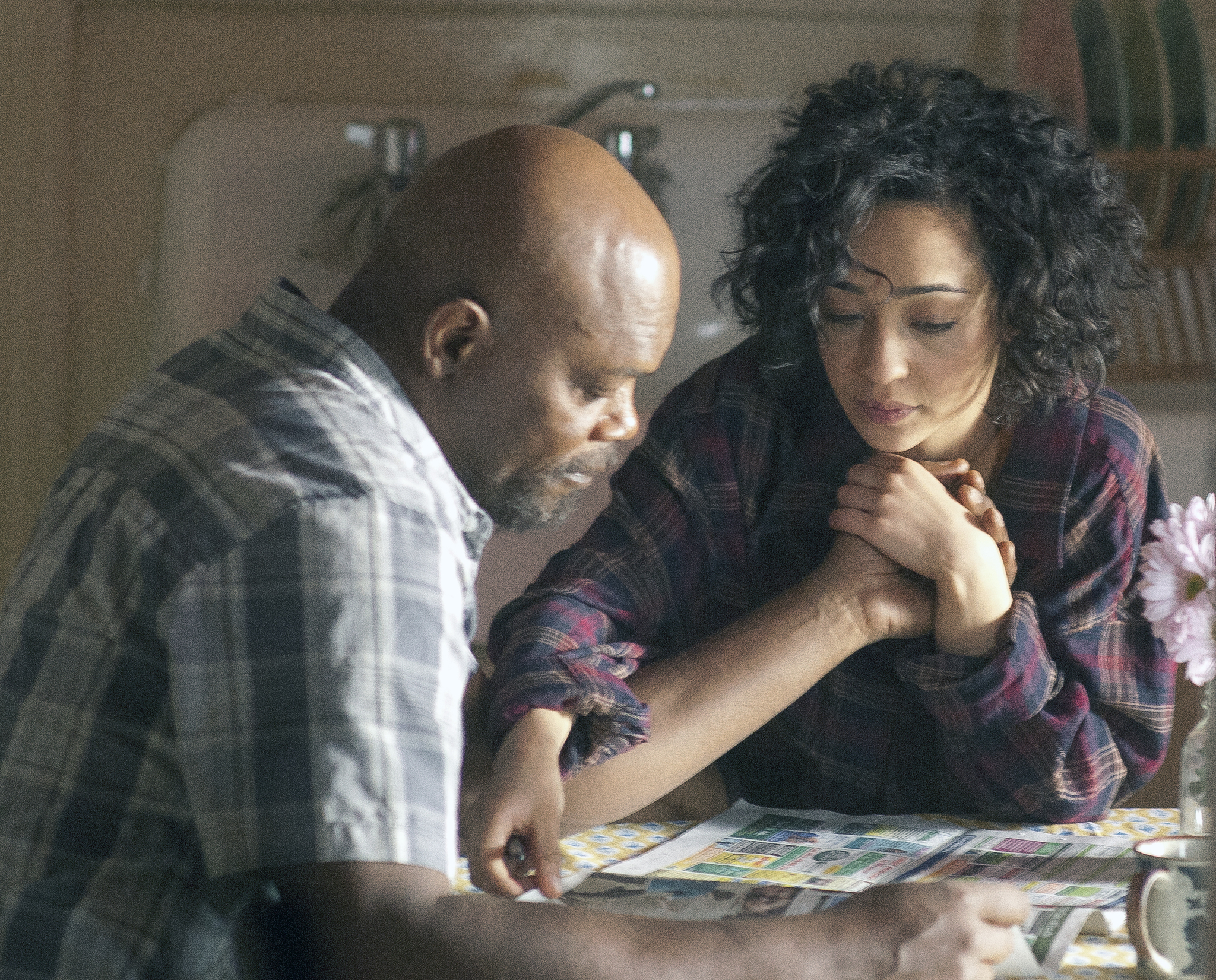 Still of Samuel L. Jackson and Ruth Negga in The Samaritan (2012)