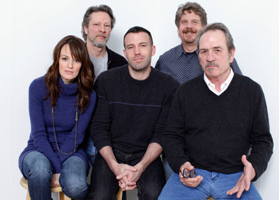 Tommy Lee Jones, Ben Affleck, Chris Cooper, John Wells and Rosemarie DeWitt