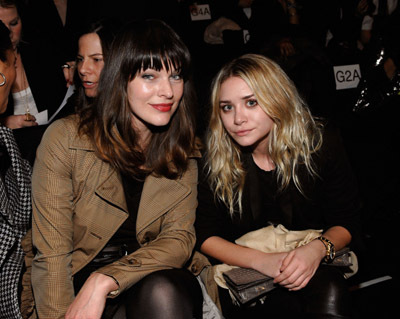 Milla Jovovich and Ashley Olsen