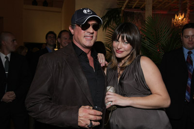 Milla Jovovich and Sylvester Stallone at event of Absoliutus blogis: isnykimas (2007)