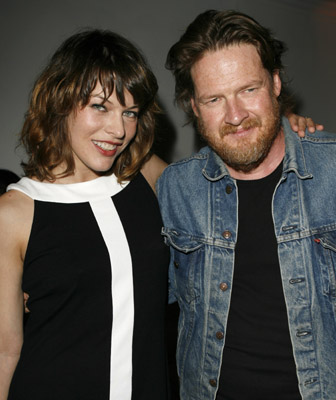 Milla Jovovich and Donal Logue