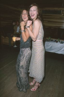 Milla Jovovich and Anna Getty