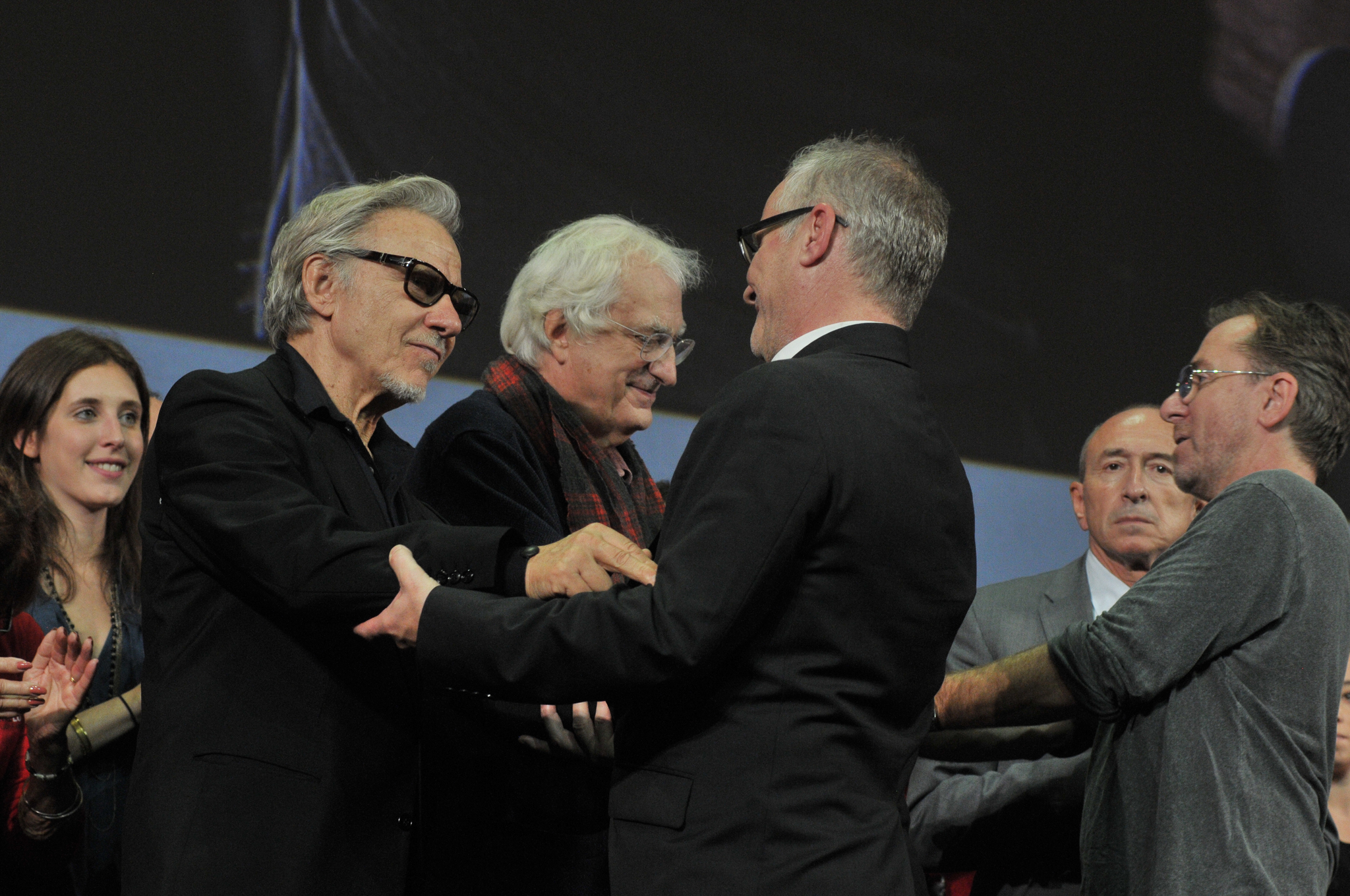 Harvey Keitel, Tim Roth, Bertrand Tavernier and Thierry Frémaux