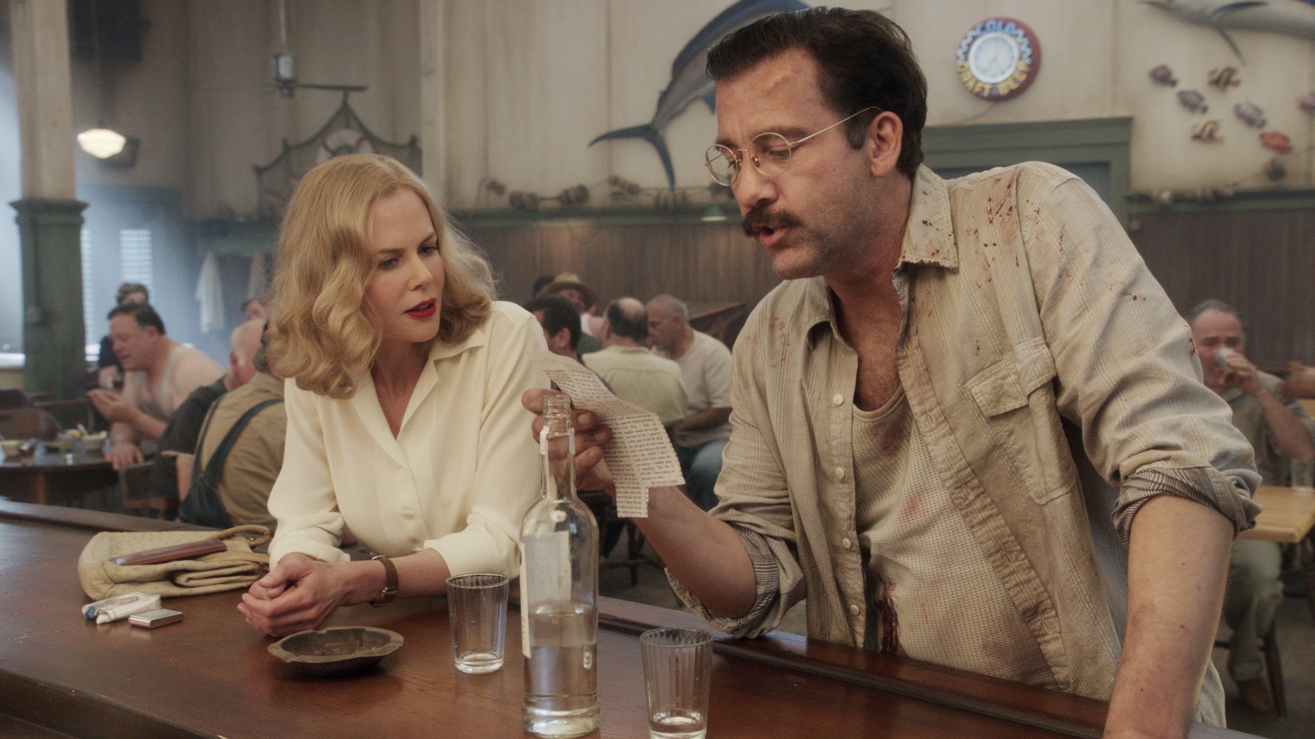 Still of Nicole Kidman and Clive Owen in Hemingway & Gellhorn (2012)