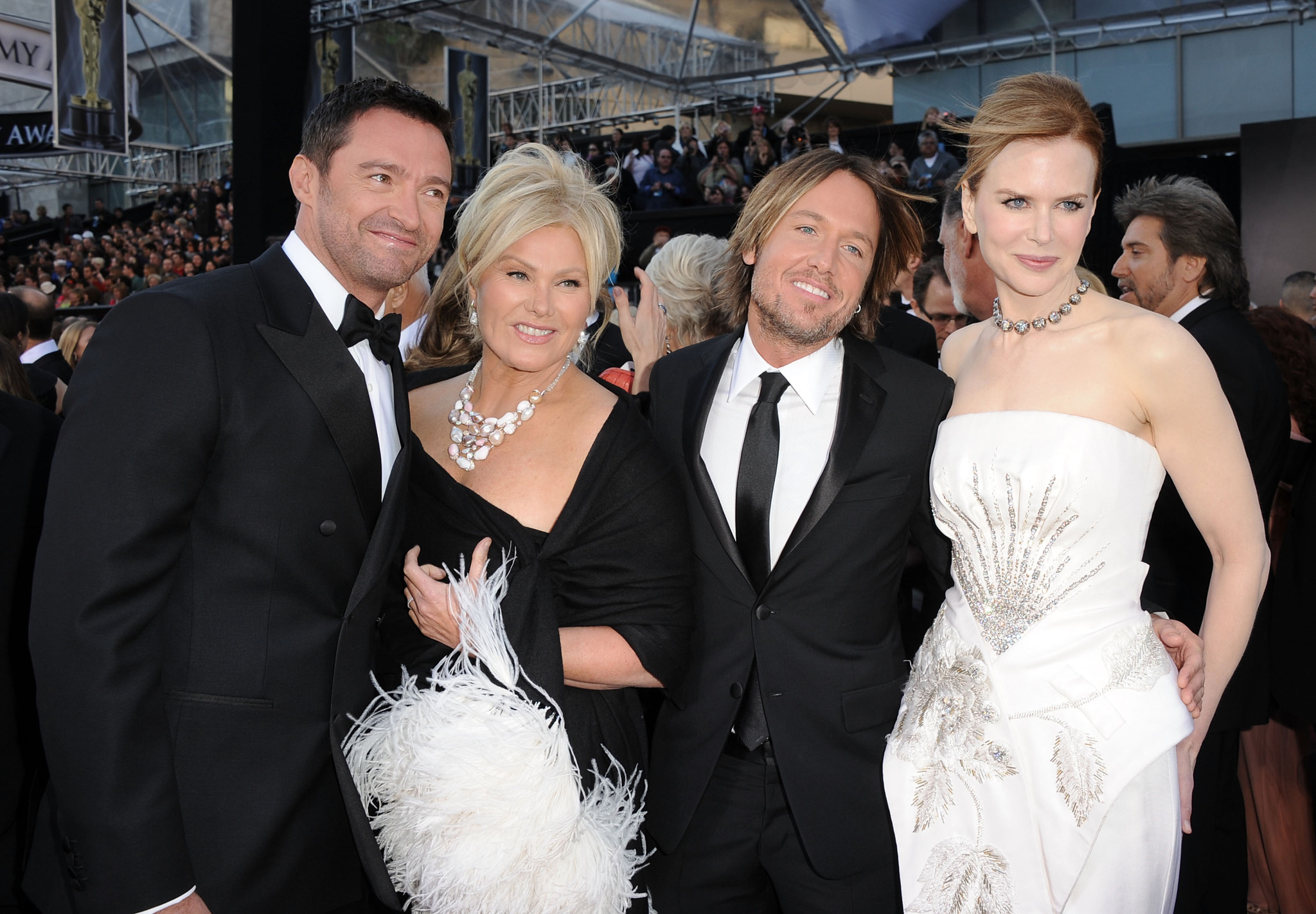 Nicole Kidman, Deborra-Lee Furness, Hugh Jackman and Keith Urban