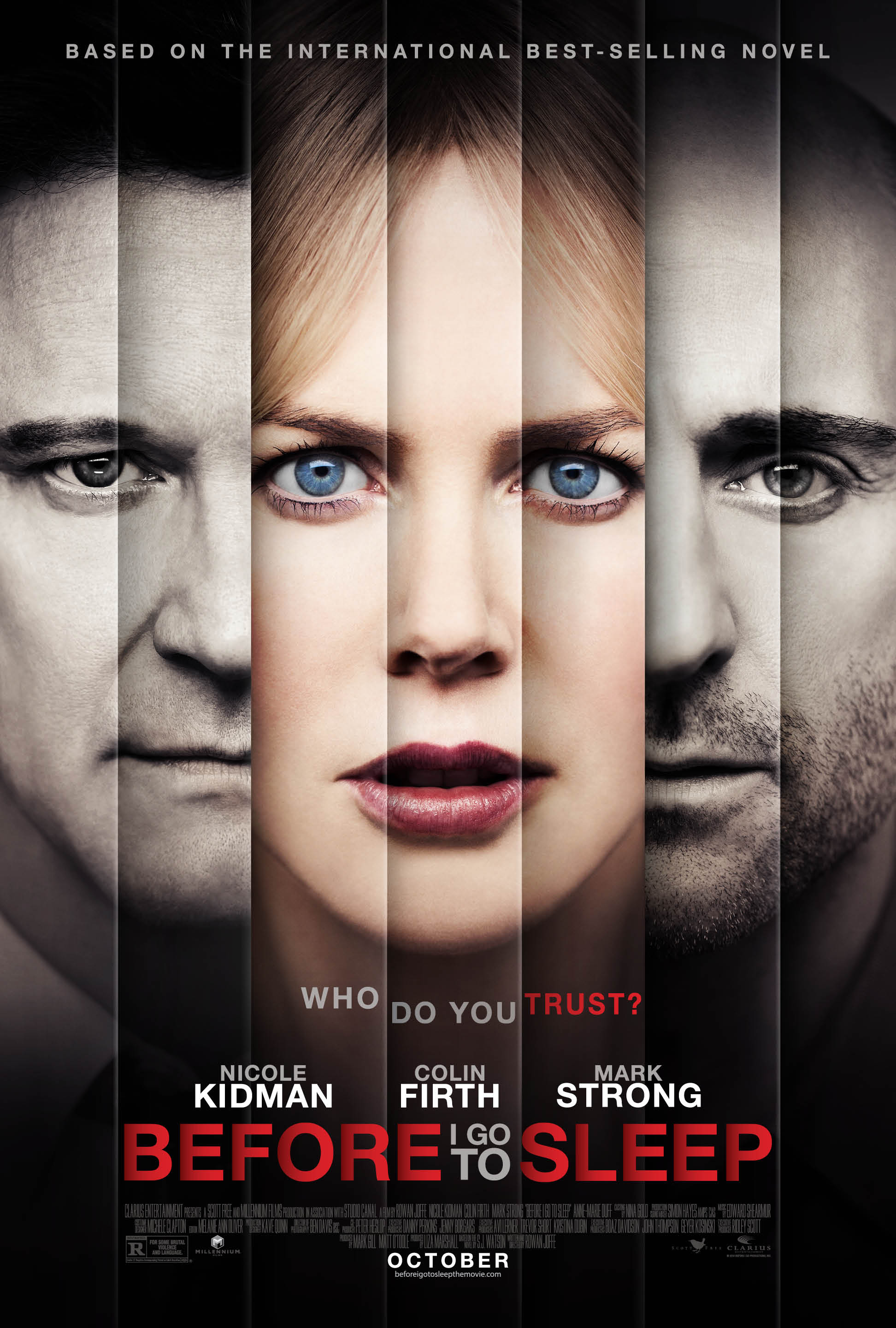 Colin Firth, Nicole Kidman and Mark Strong in Kol nenuejau miegoti (2014)