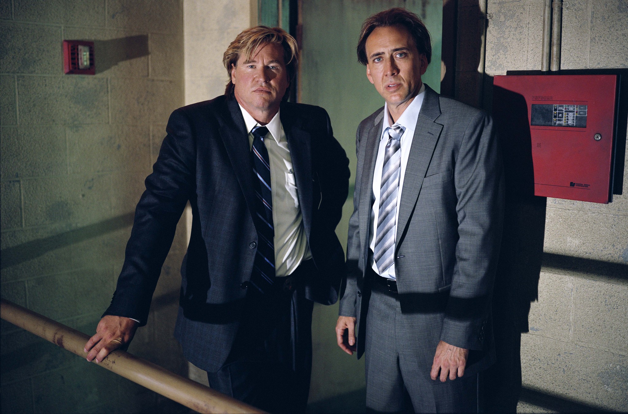 Still of Nicolas Cage and Val Kilmer in The Bad Lieutenant: Port of Call - New Orleans (2009)