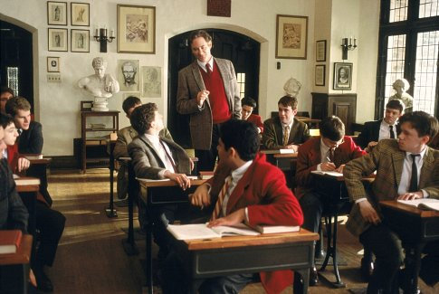 William Hundert (KEVIN KLINE) engages his students in a lively discussion of the Classics.