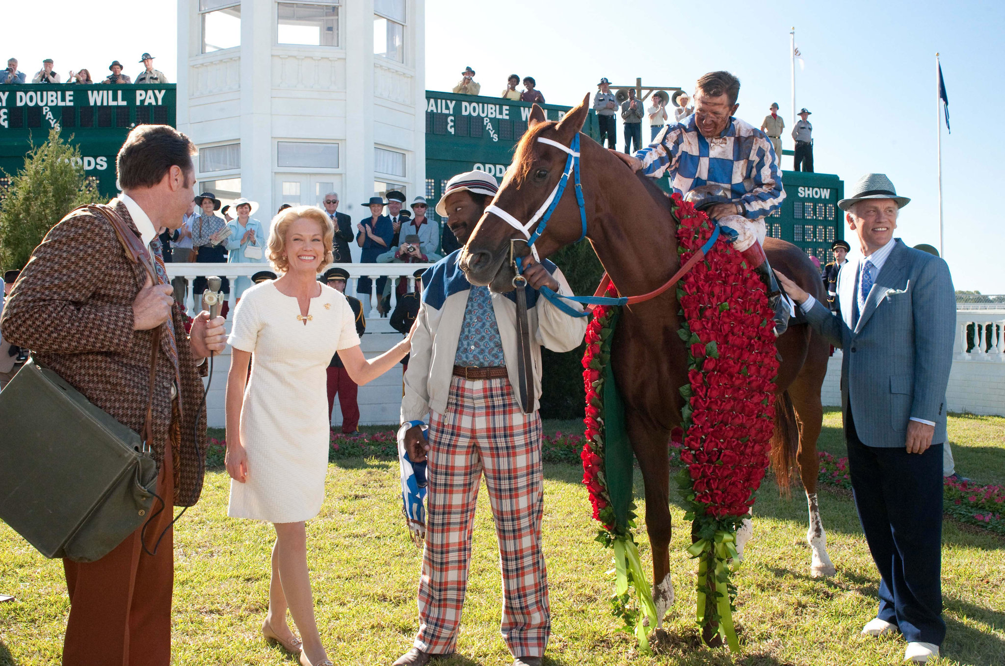 Still of Diane Lane and John Malkovich in Secretariat (2010)