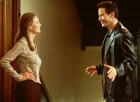 Still of Diane Lane and Keanu Reeves in Hard Ball (2001)