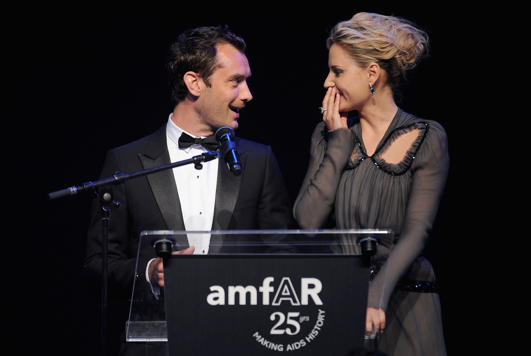 Jude Law and Aimee Mullins