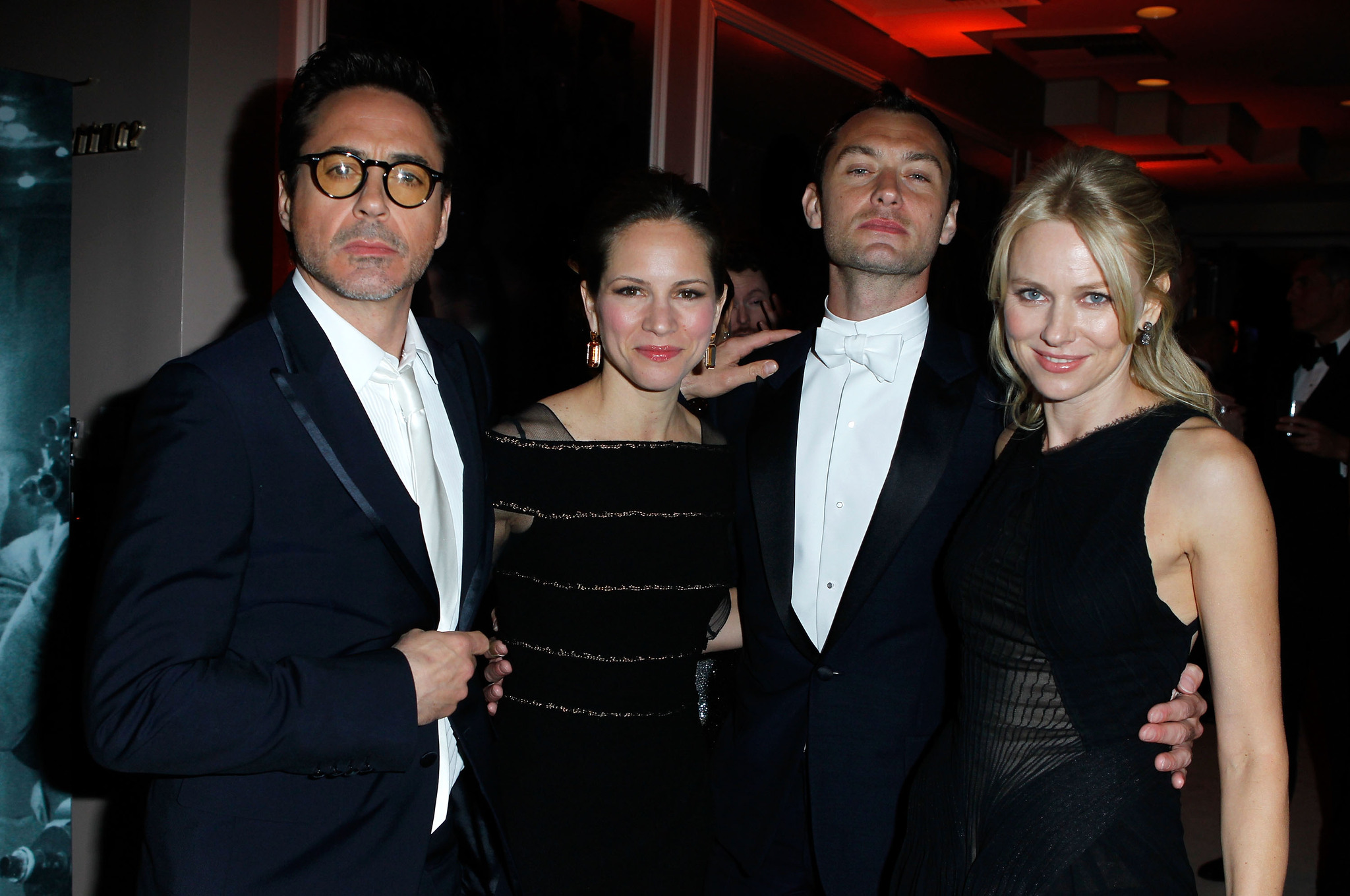 Jude Law, Robert Downey Jr., Naomi Watts and Susan Downey