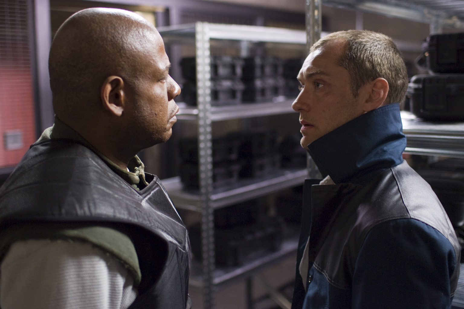 Still of Jude Law and Forest Whitaker in Repo Men (2010)
