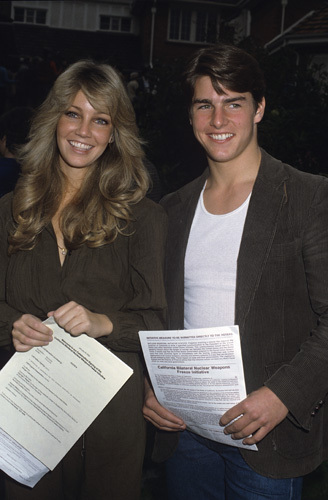 Tom Cruise and Heather Locklear