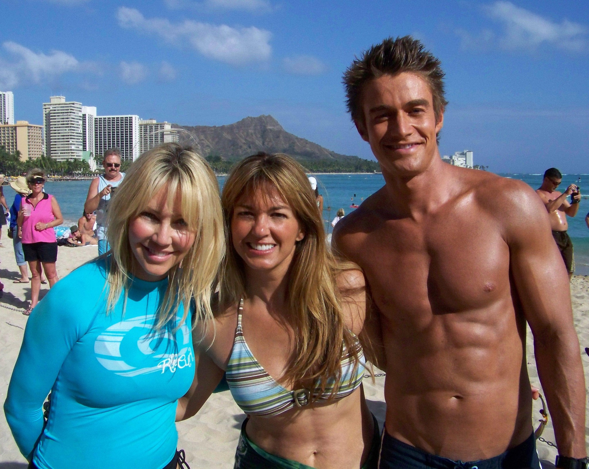Still of Heather Locklear and Robert Buckley in Flirting with Forty (2008)