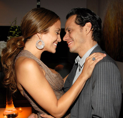 Jennifer Lopez and Marc Anthony at event of El cantante (2006)