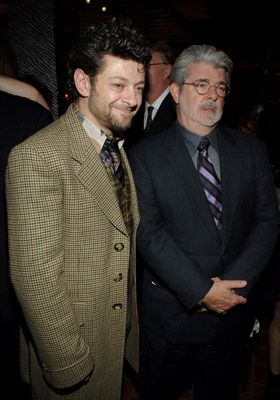 George Lucas and Andy Serkis at event of King Kong (2005)