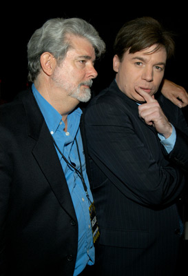 George Lucas and Mike Myers