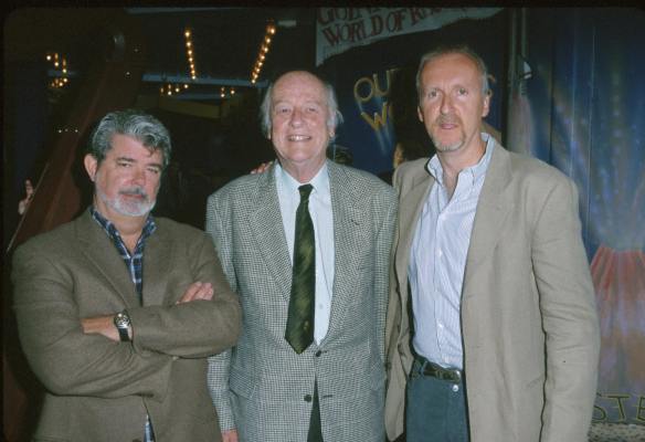 James Cameron, George Lucas and Johnny Grant