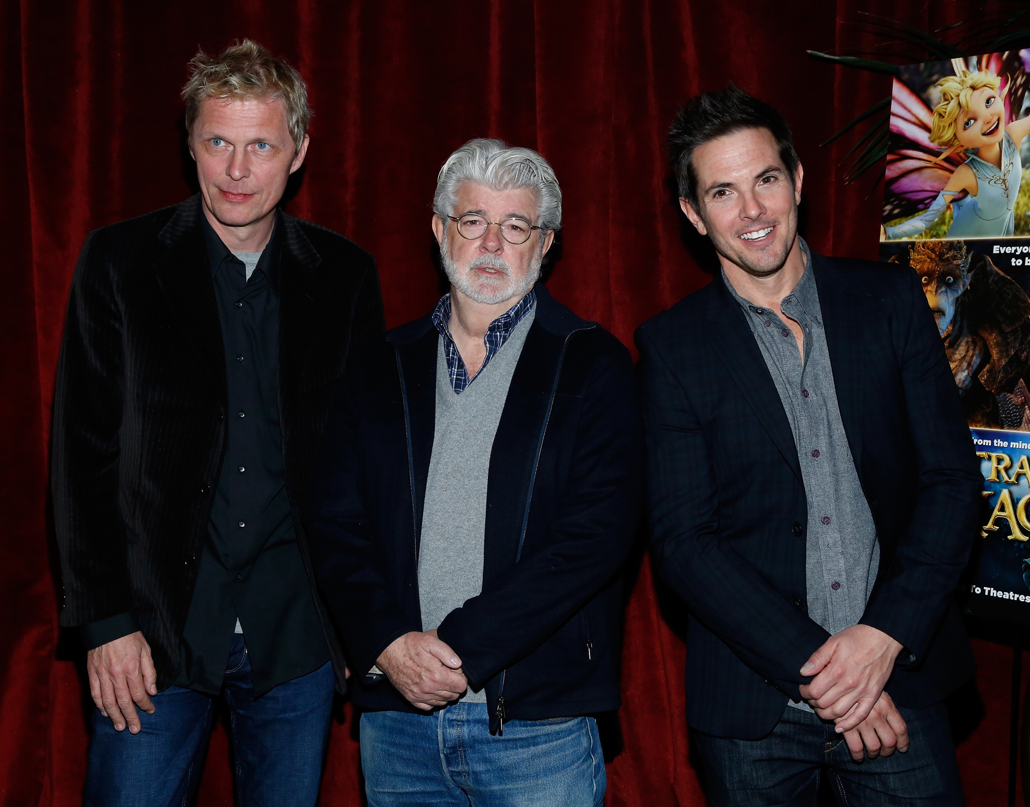 George Lucas and Marius De Vries at event of Strange Magic (2015)