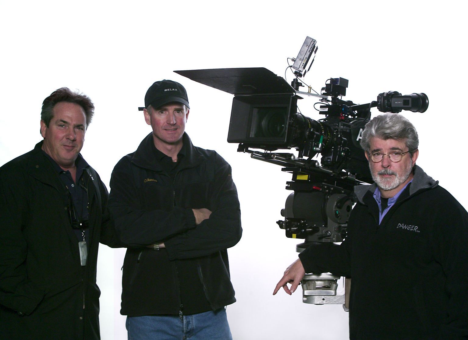 George Lucas and Rick McCallum in Zvaigzdziu karai. Situ kerstas (2005)