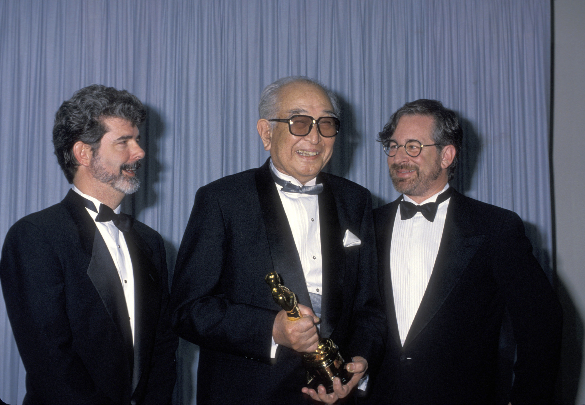 Akira Kurosawa, George Lucas and Steven Spielberg