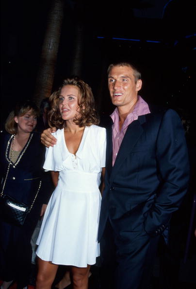 CANNES film festival 1992 with his wife Anette