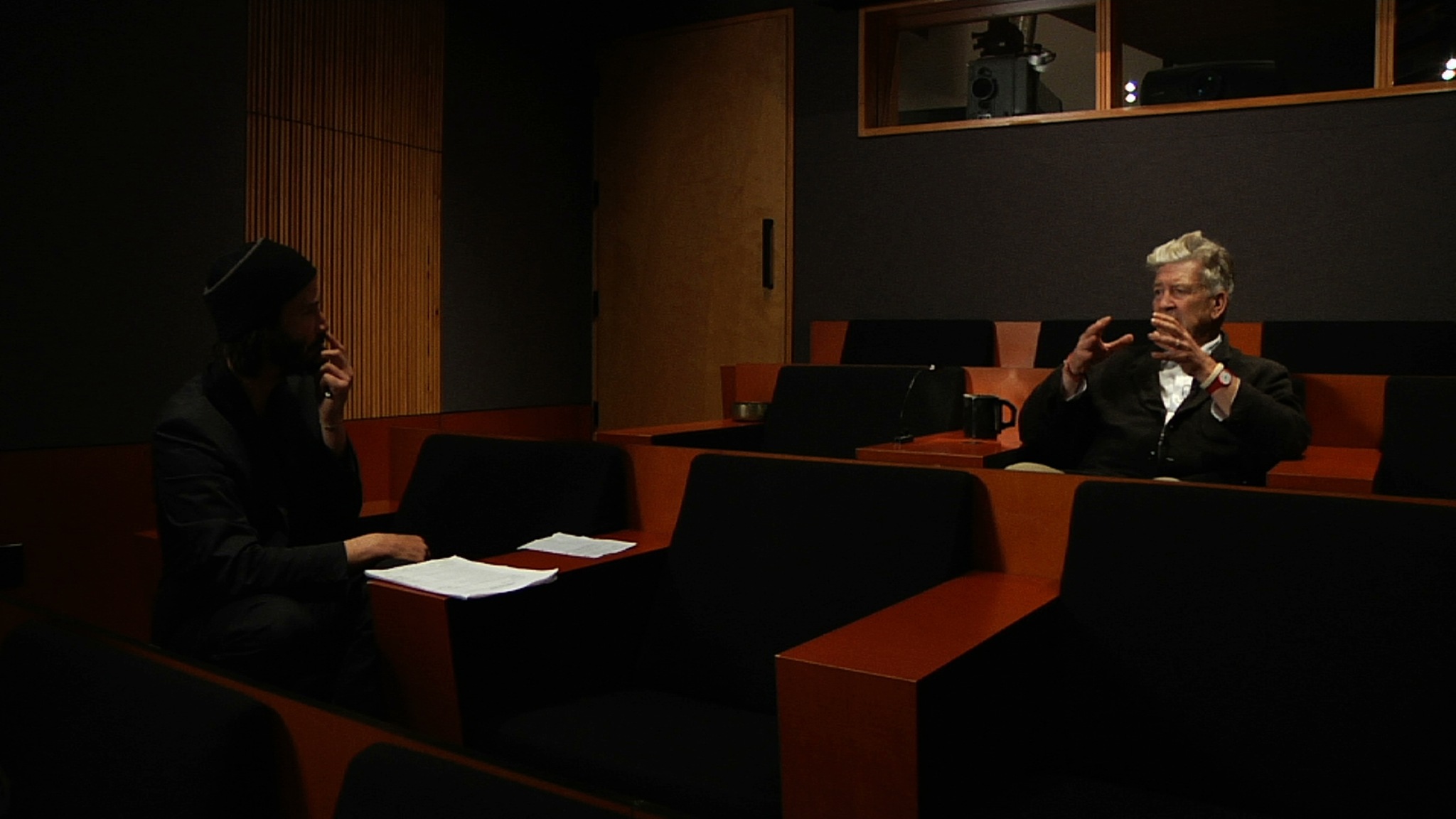 Still of David Lynch in Side by Side (2012)