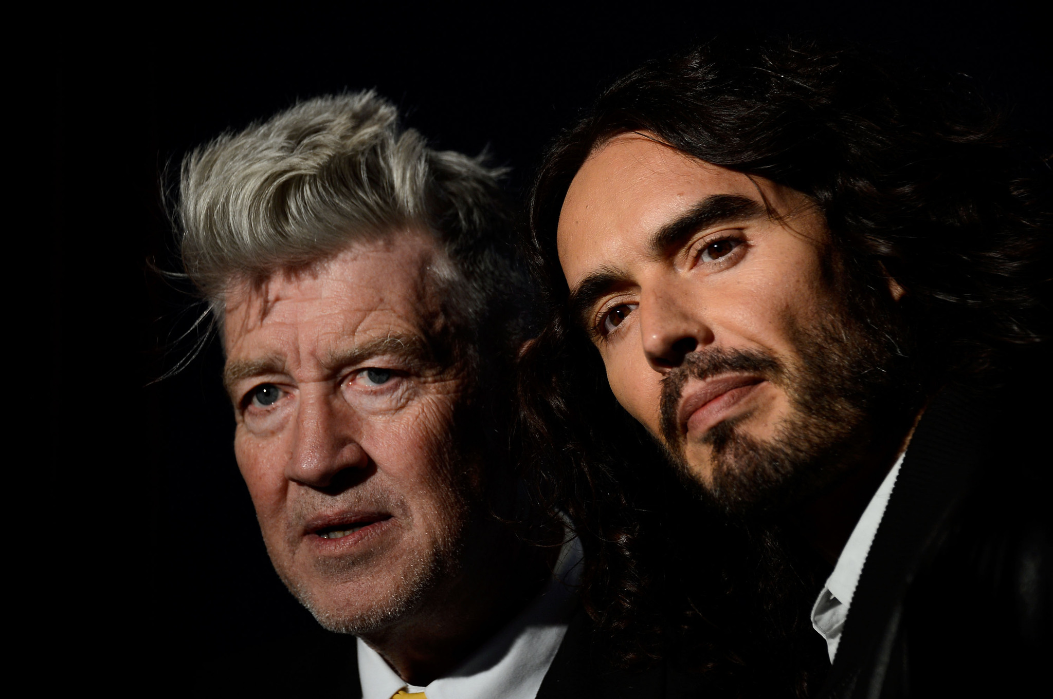 Founder/Director David Lynch and comedian Russell Brand attend the 