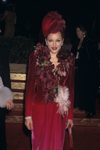 Madonna at the premiere of 