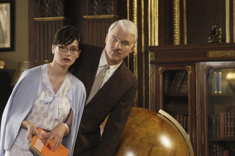 Still of Steve Martin and Emily Mortimer in The Pink Panther (2006)
