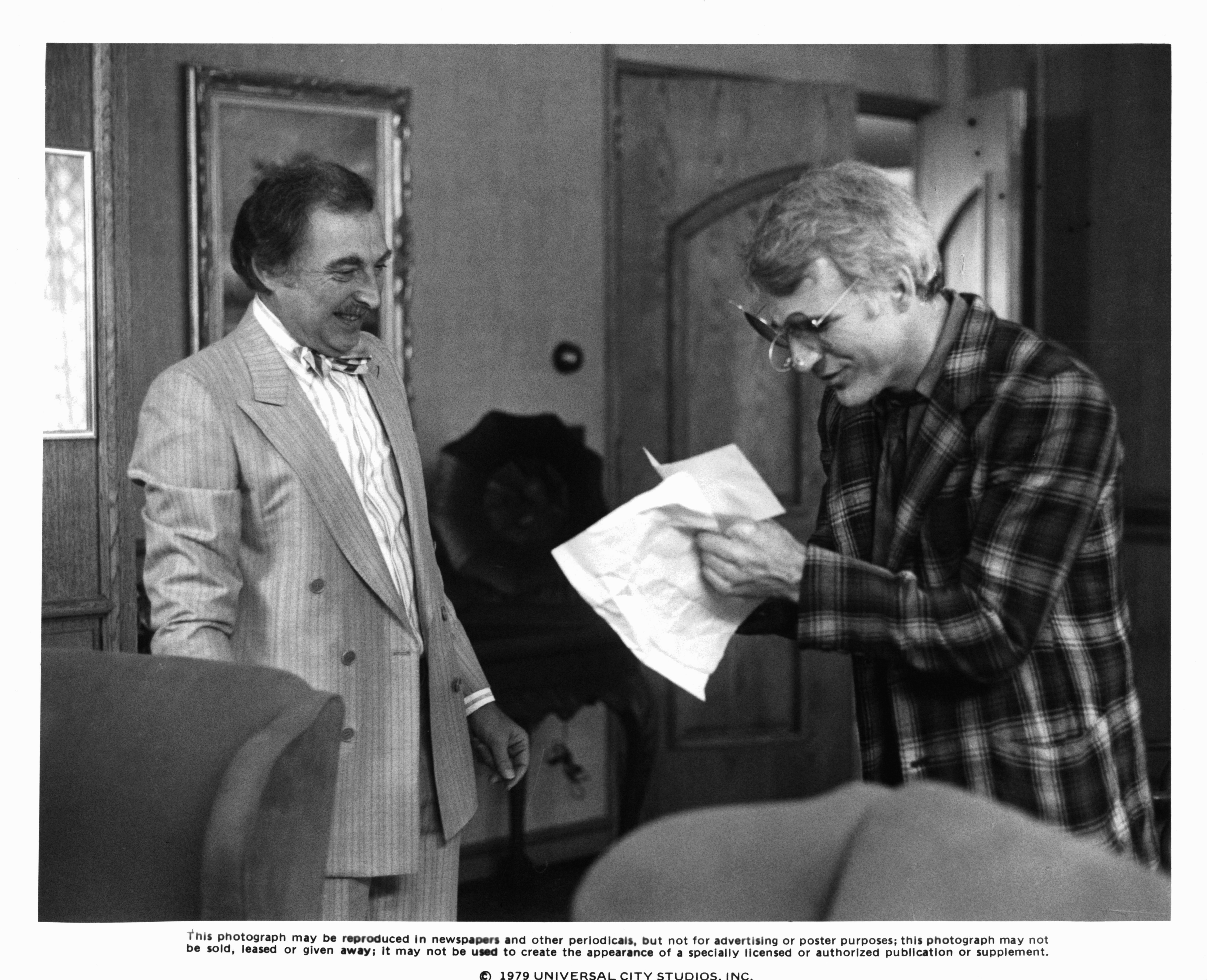 Still of Steve Martin and Bill Macy in The Jerk (1979)