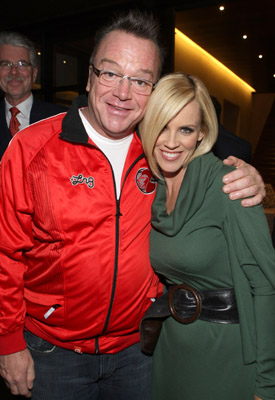 Jenny McCarthy and Tom Arnold