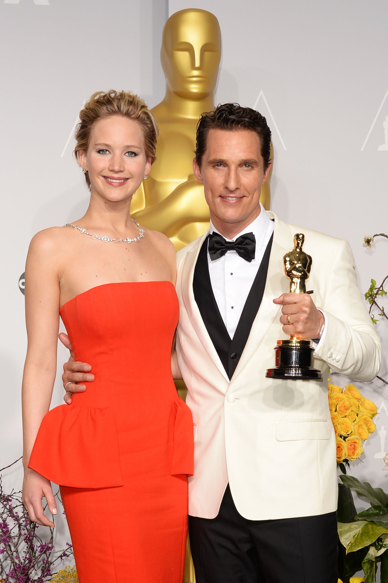 Matthew McConaughey and Jennifer Lawrence