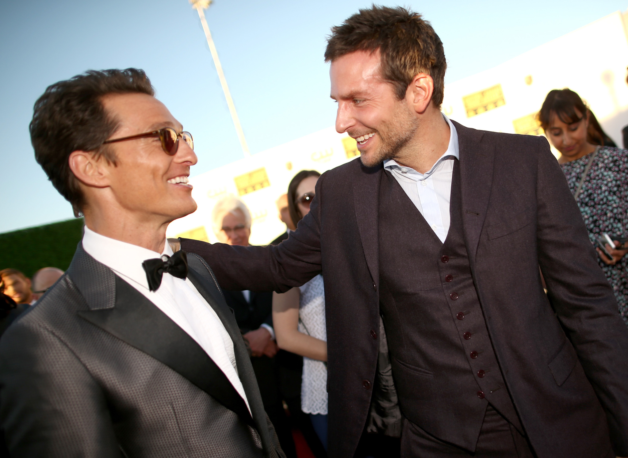 Matthew McConaughey and Bradley Cooper