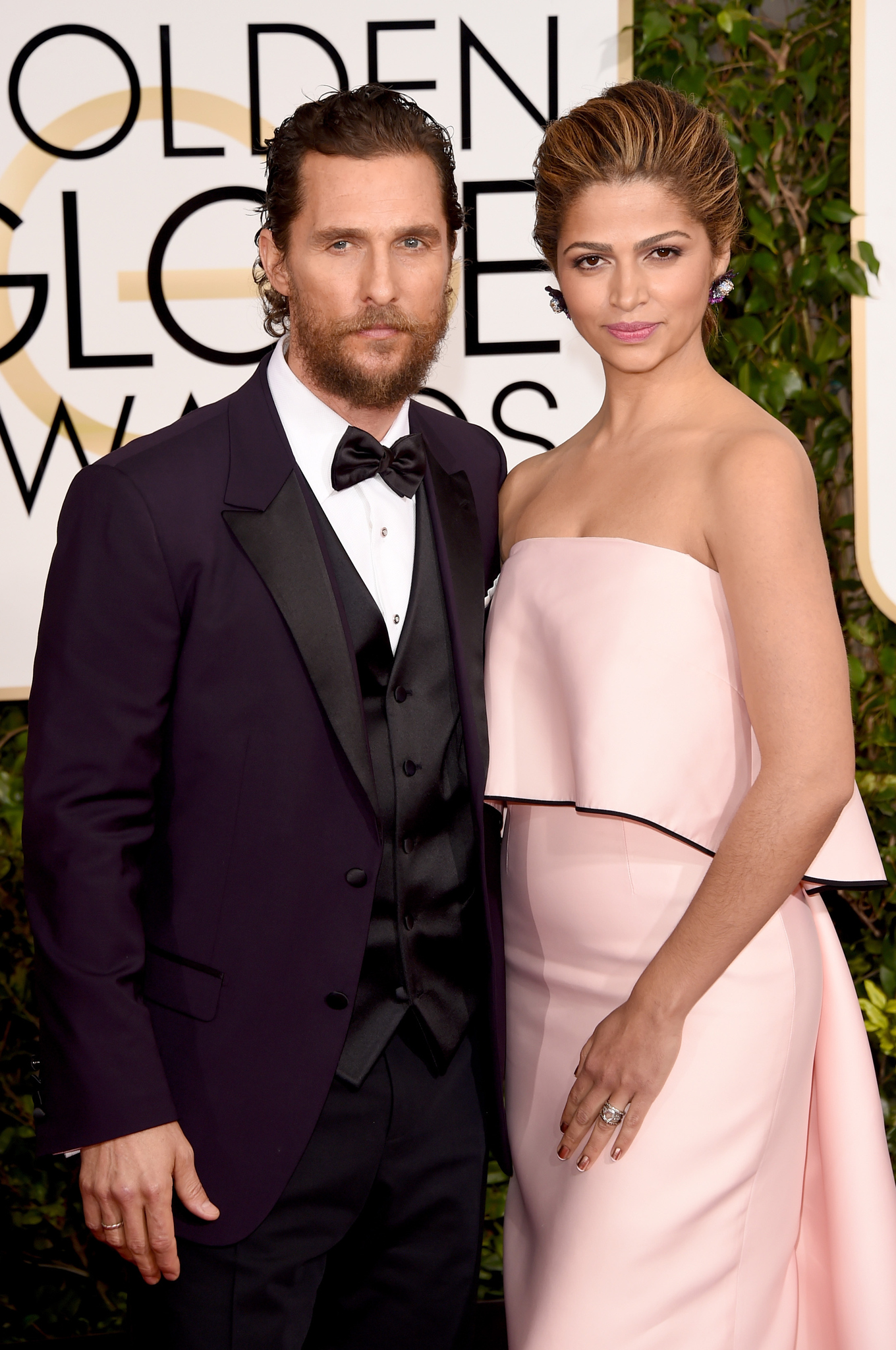 Matthew McConaughey and Camila Alves at event of 72nd Golden Globe Awards (2015)