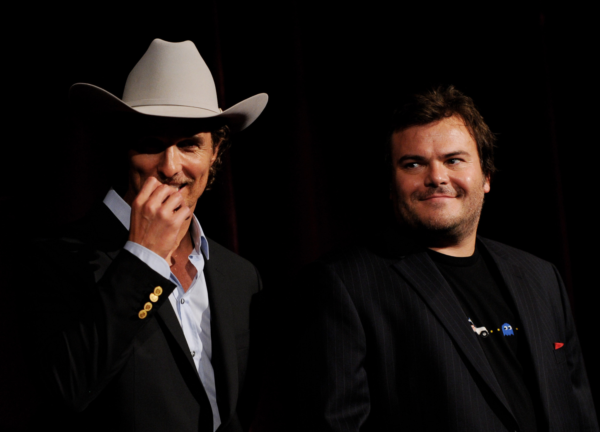 Matthew McConaughey and Jack Black at event of Bernie (2011)