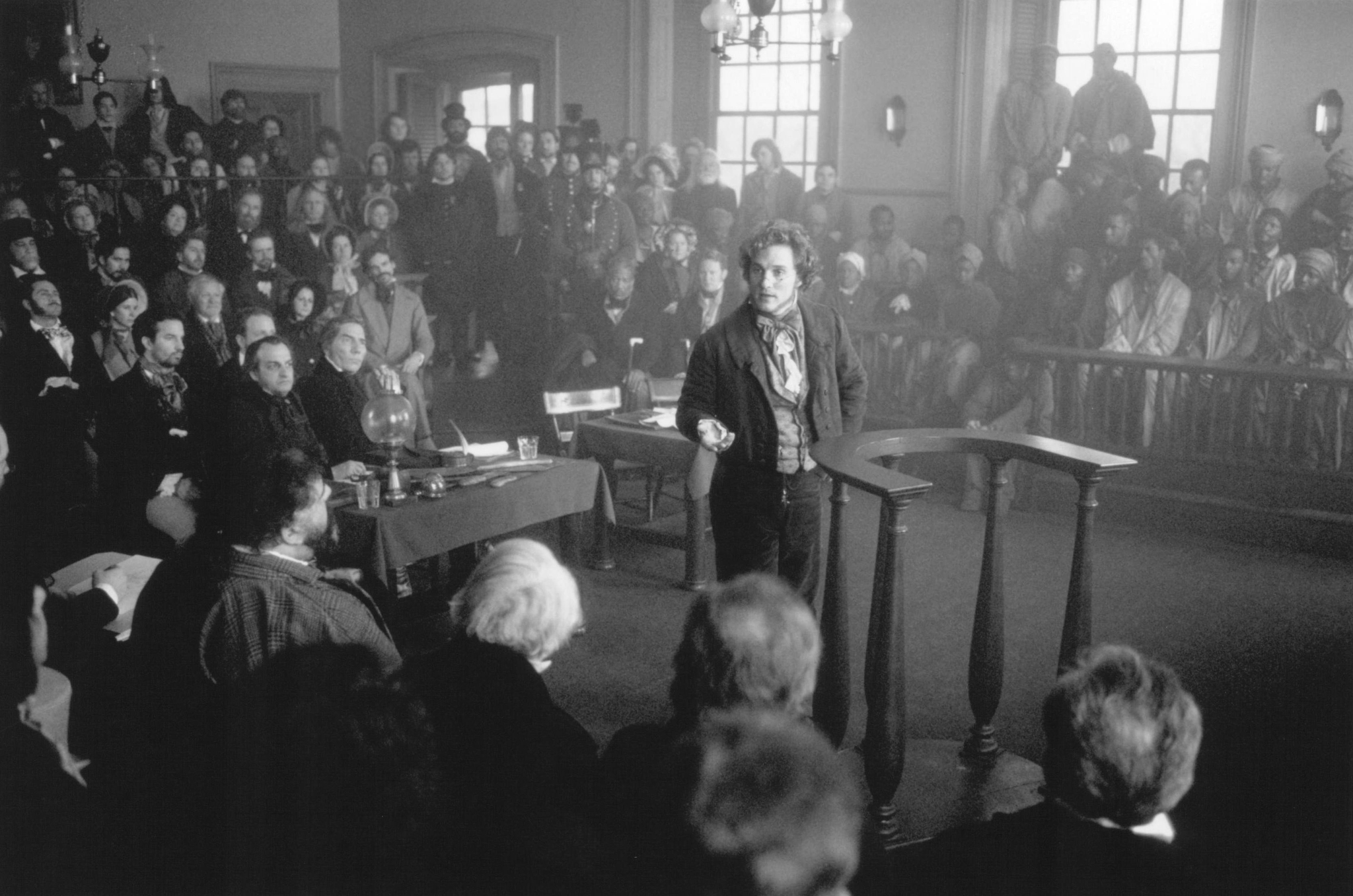 Still of Matthew McConaughey, Pete Postlethwaite and David Paymer in Amistad (1997)