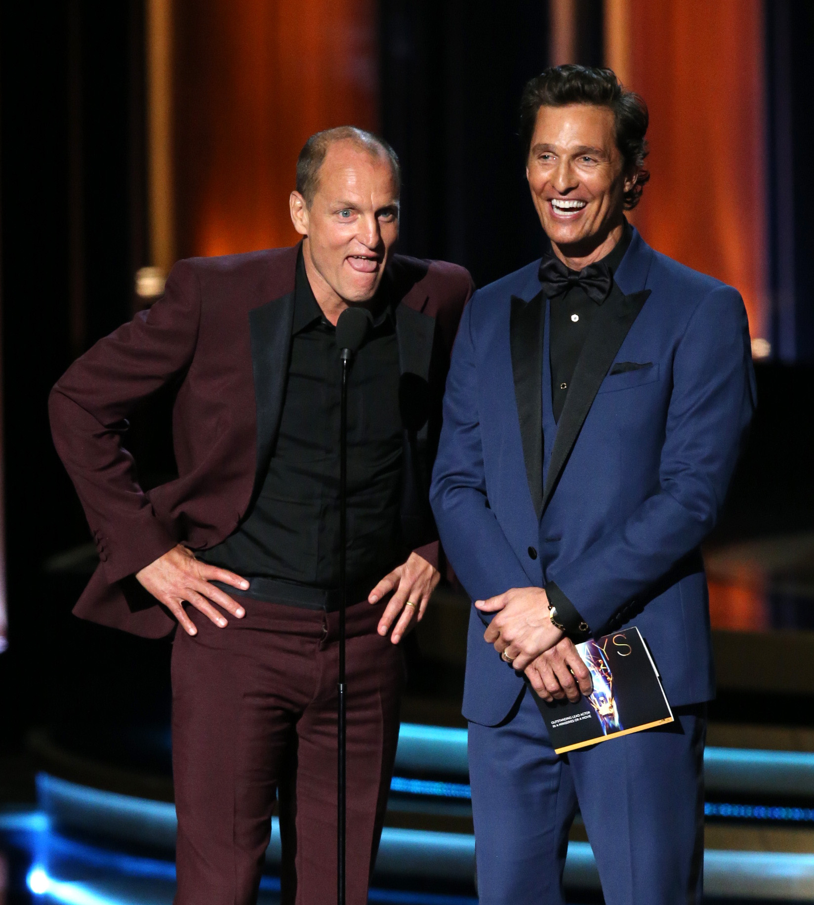 Matthew McConaughey and Woody Harrelson at event of The 66th Primetime Emmy Awards (2014)