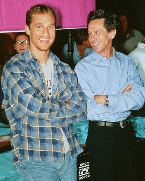 Matthew McConaughey and Brian Grazer in Edo televizija (1999)