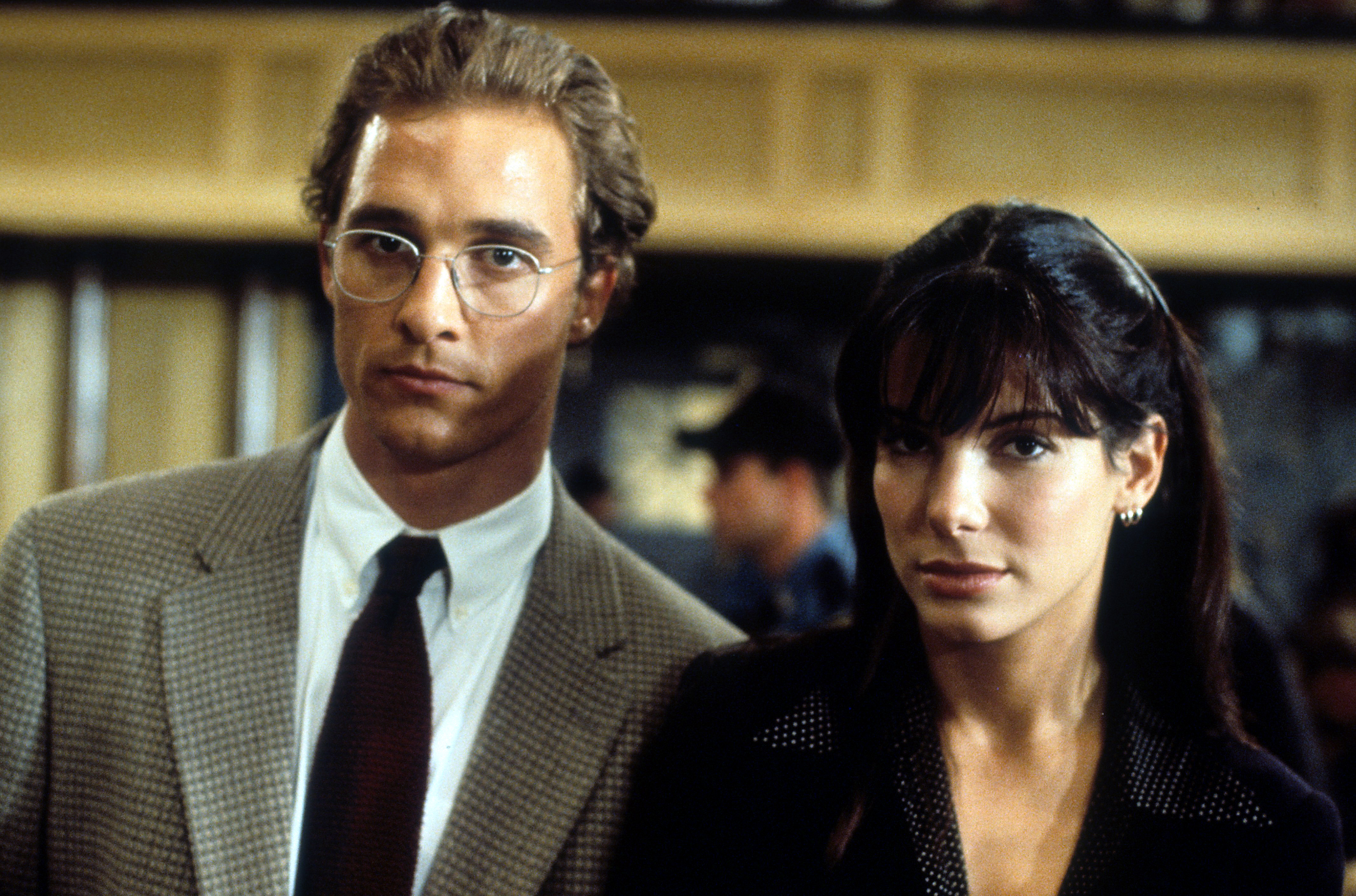 Still of Sandra Bullock and Matthew McConaughey in A Time to Kill (1996)