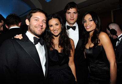 Demi Moore, Tobey Maguire, Ashton Kutcher and Rosario Dawson