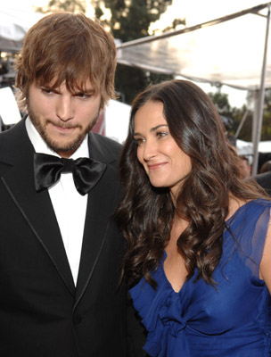 Ashton Kutcher and Demi Moore