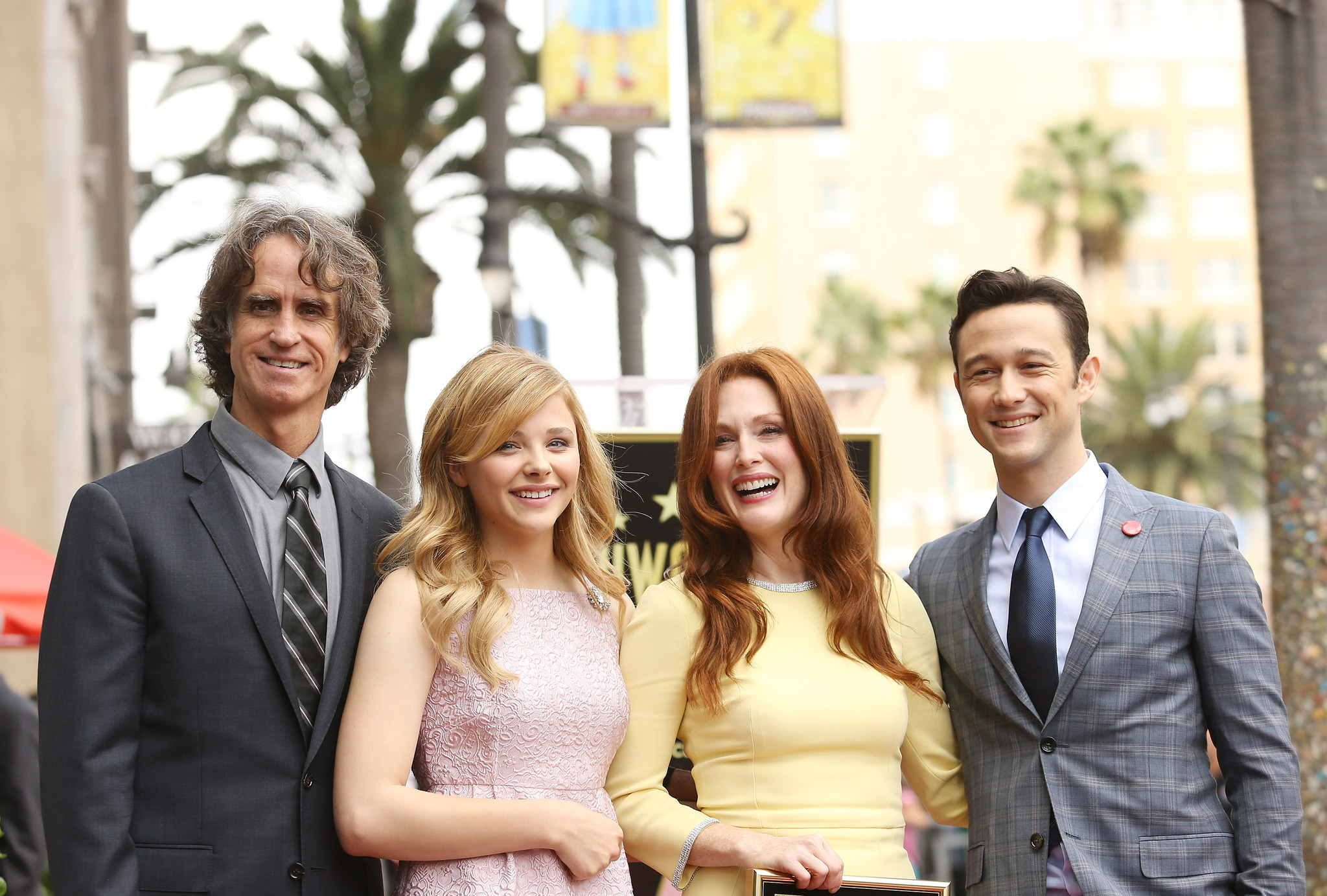 Julianne Moore, Jay Roach, Joseph Gordon-Levitt and Chloë Grace Moretz