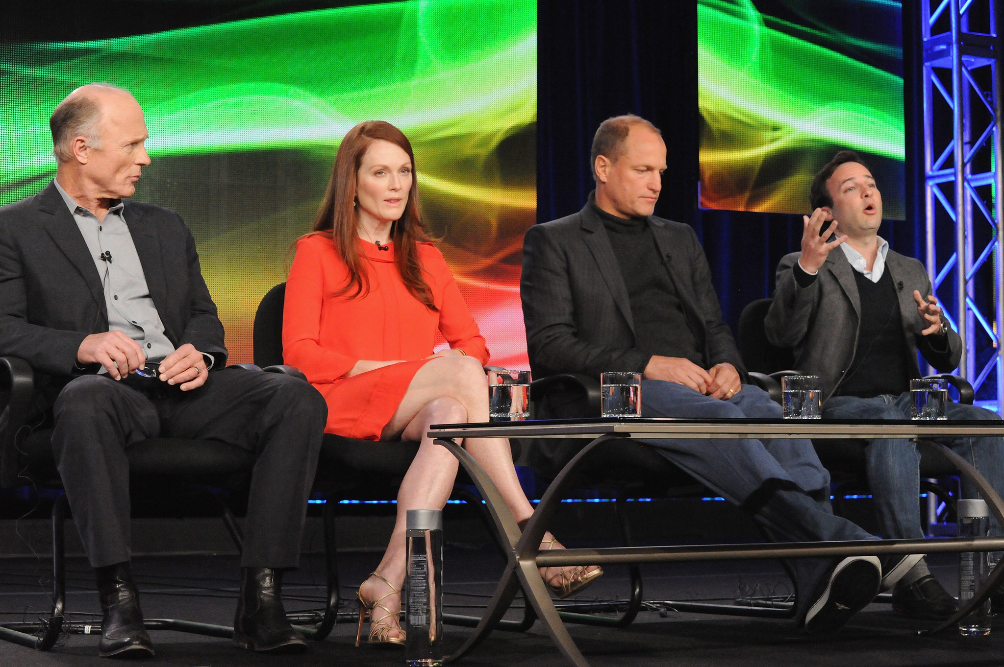 Julianne Moore, Woody Harrelson, Ed Harris and Danny Strong