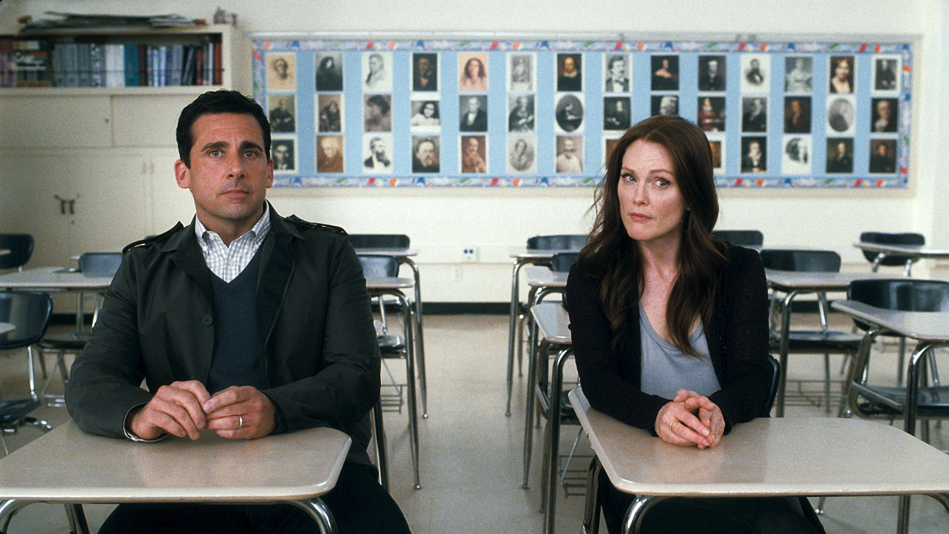 Still of Julianne Moore and Steve Carell in Kvaila, beprotiska meile (2011)