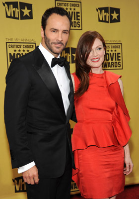 Julianne Moore and Tom Ford